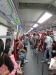 Riding the subway in Hong Kong
