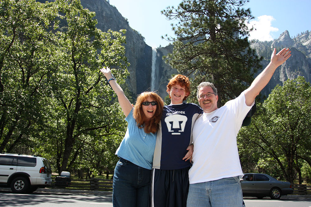 Family Bridal Veil Falls